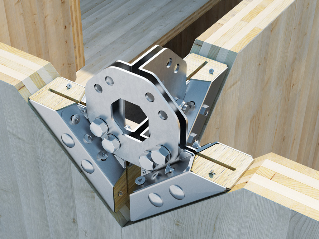 X-rad-Anschlusssystem-Holzkonstruktionen
