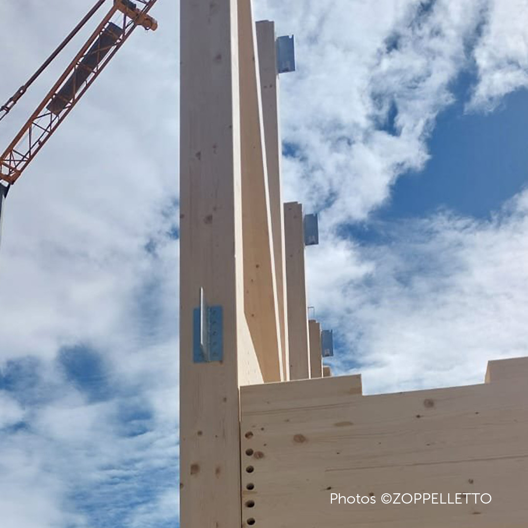 Mordx 4er Set Verdeckte Balkenaufhänger - Für 2x4" Hölzer, Schwarz