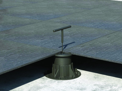 anwendung-justierbarer-stellfuss-für-terrassen-support